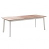 Tavolo da giardino Emu Shine rettangolare/piano in teak - 8 posti