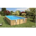 Piscina In Legno Fuori Terra - Linea Rettangolare