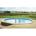 Piscina In Legno Fuori Terra - Onda New 537