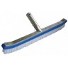 Spazzola con rinforzo in alluminio per pulizia liner piscina