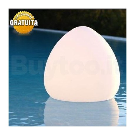 Lampada Sfera galleggiante piscina da esterno StarLight Altair Ovale