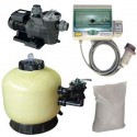 Kit Filtrazione Acqua Piscina - MEDITERRANEO 16 m³/h Mono