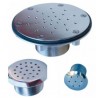 Bocchetta parete immissione idromassaggio inox AISI 316